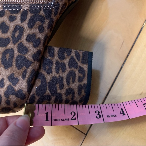 Leopard Print Ankle Boots Block Heel Massini Womens Size 10 NEW WITH TAG - Picture 7 of 7